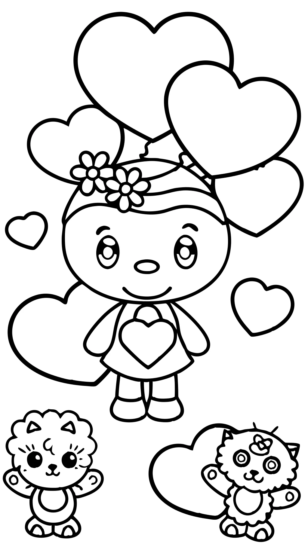 valentine’s day coloring pages for preschoolers